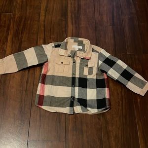 Burberry long sleeve baby boy